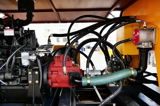 Hydraulic System for Concrete Mixer Bearings